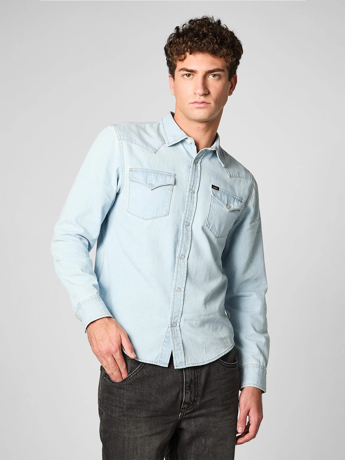 CAMISA HOMBRE LEE ALGODÓN WESTERN - 1