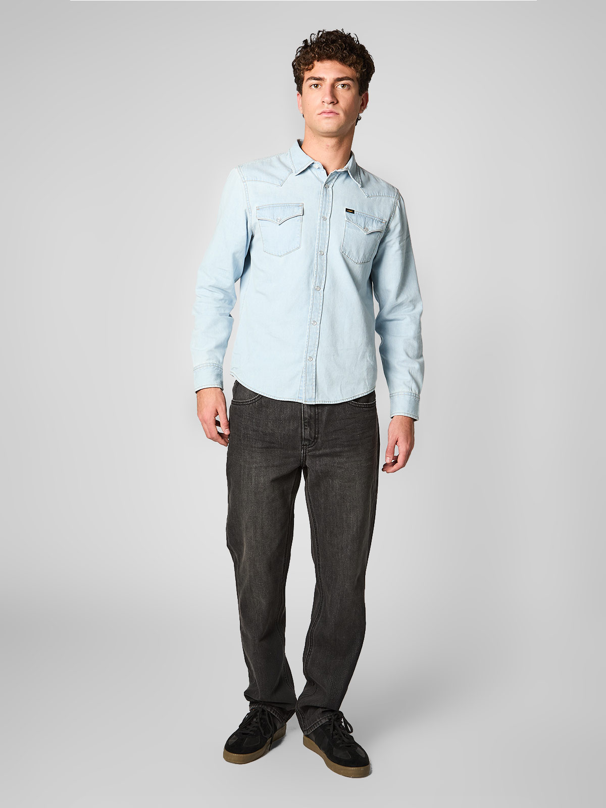 CAMISA HOMBRE LEE ALGODÓN WESTERN - 4
