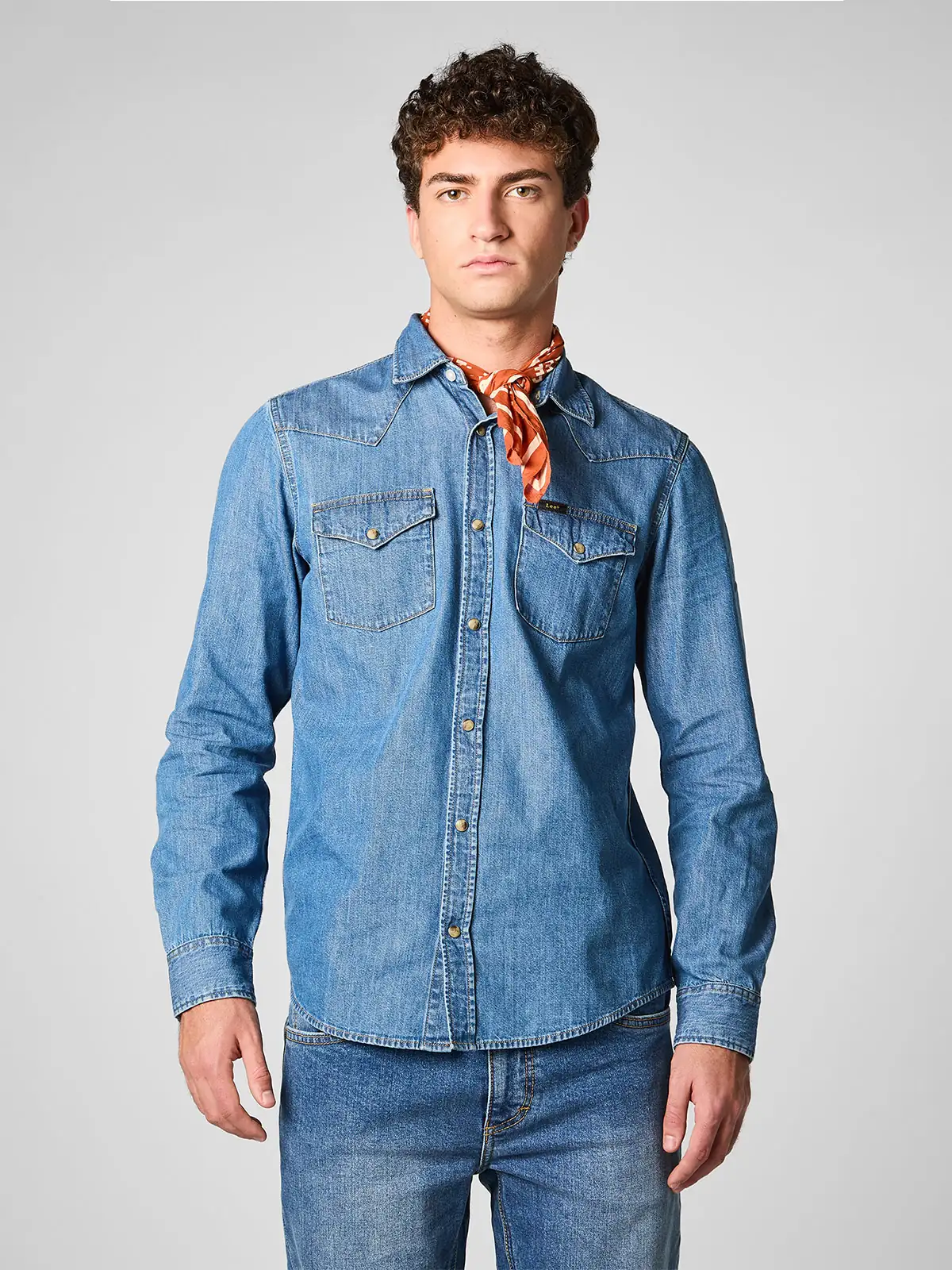 CAMISA HOMBRE LEE ALGODÓN WESTERN - 1