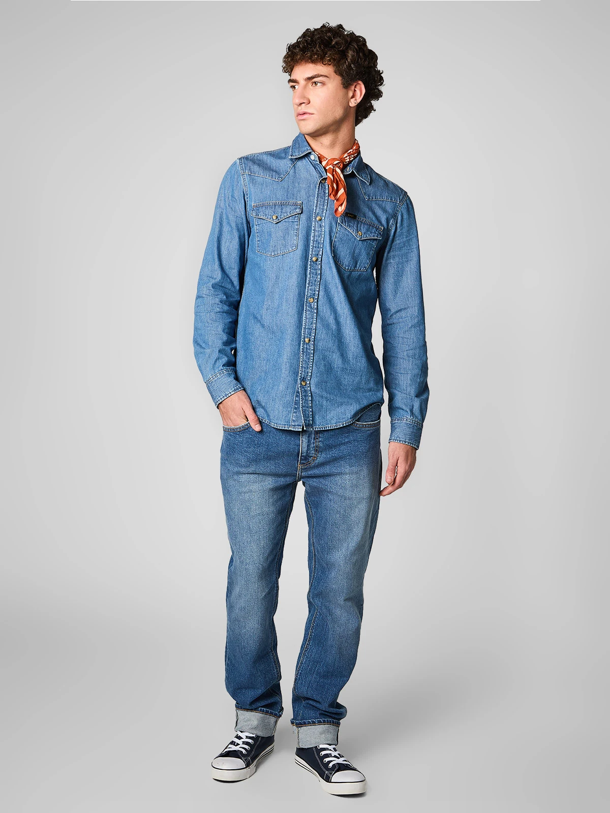 CAMISA HOMBRE LEE ALGODÓN WESTERN - 4