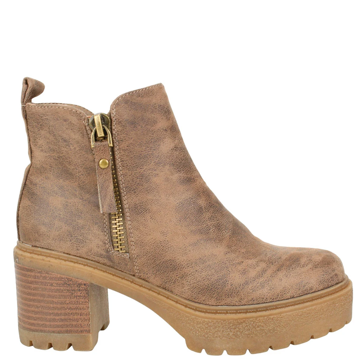 BOTINES MUJER VERAZZI OCRE 58519-1 - 1