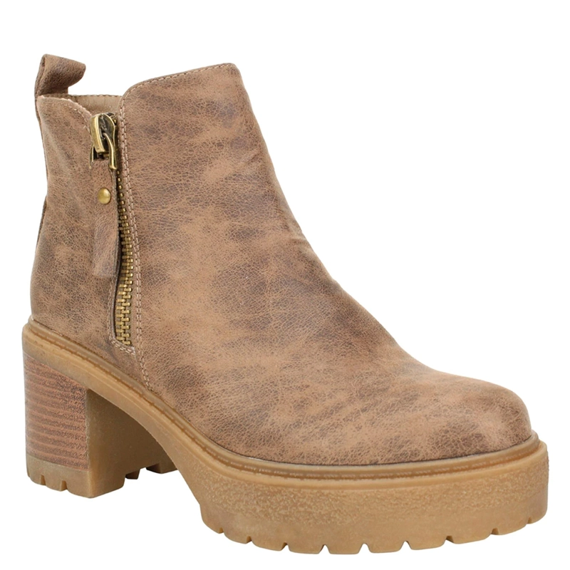 BOTINES MUJER VERAZZI OCRE 58519-1 - 2