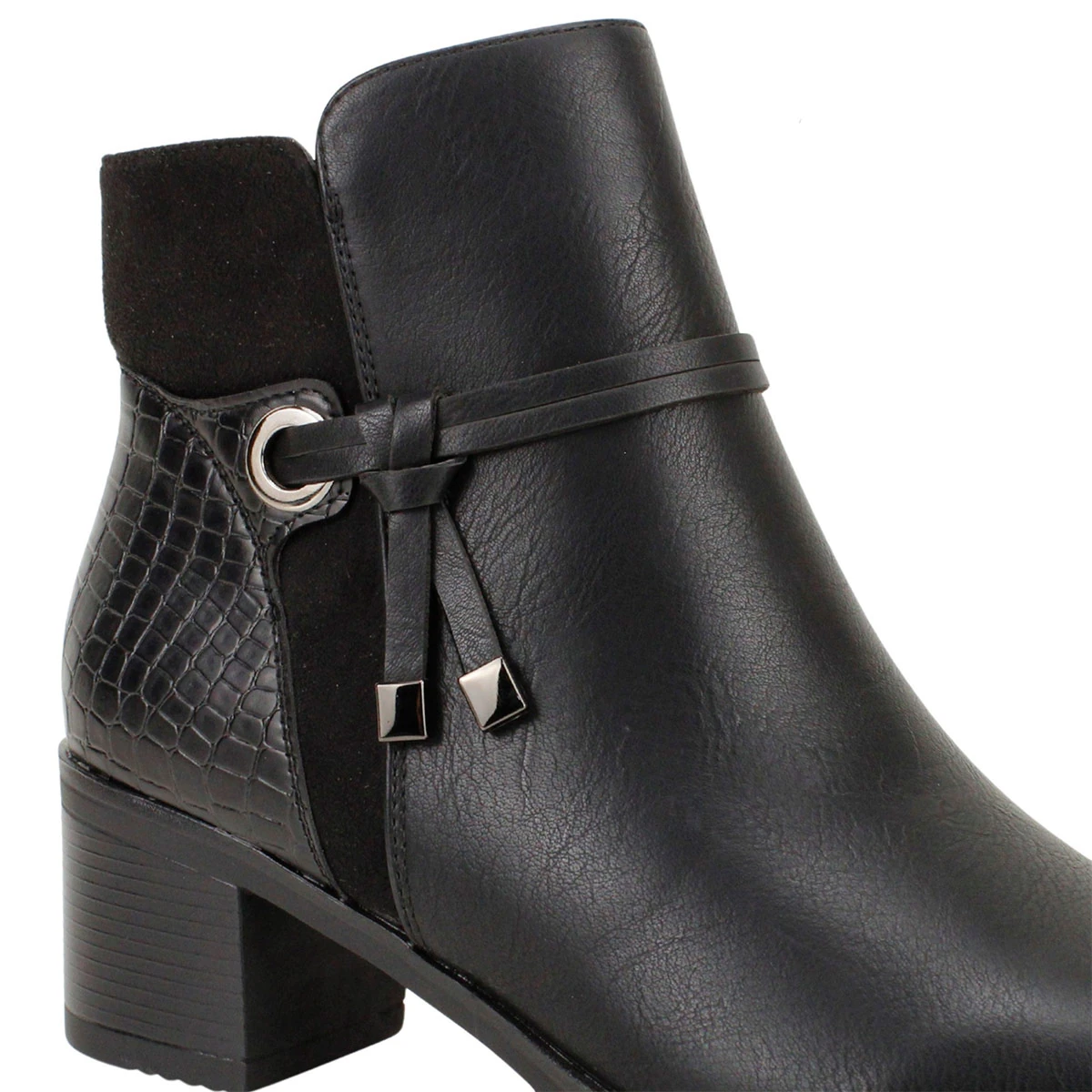 BOTINES MUJER VERAZZI NEGRO DCA91125  - 4