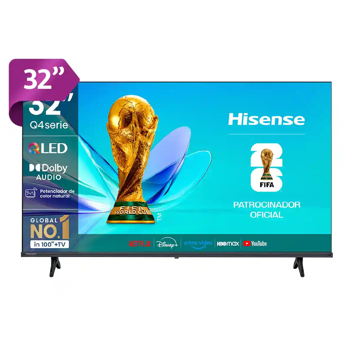 SMART TV HISENSE QLED HD 32” 32Q4SV - 1