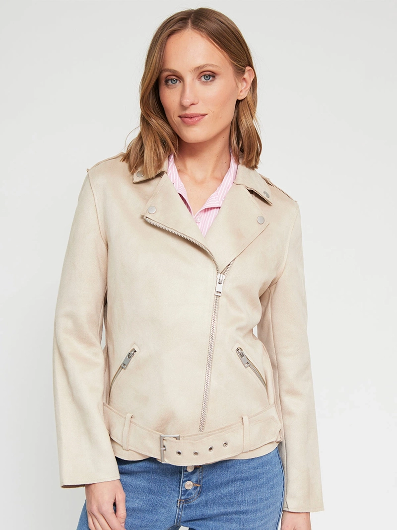 CHAQUETA MUJER MARQUIS SUEDE BIKER - 2