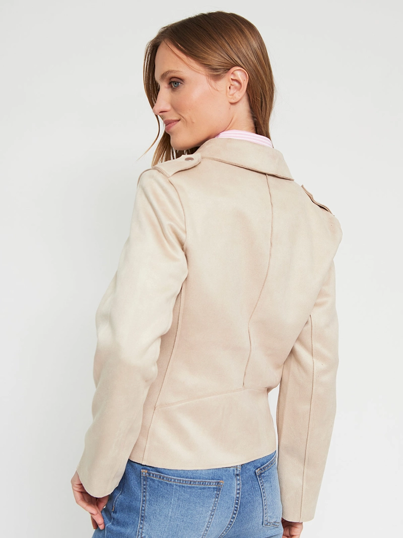 CHAQUETA MUJER MARQUIS SUEDE BIKER - 3