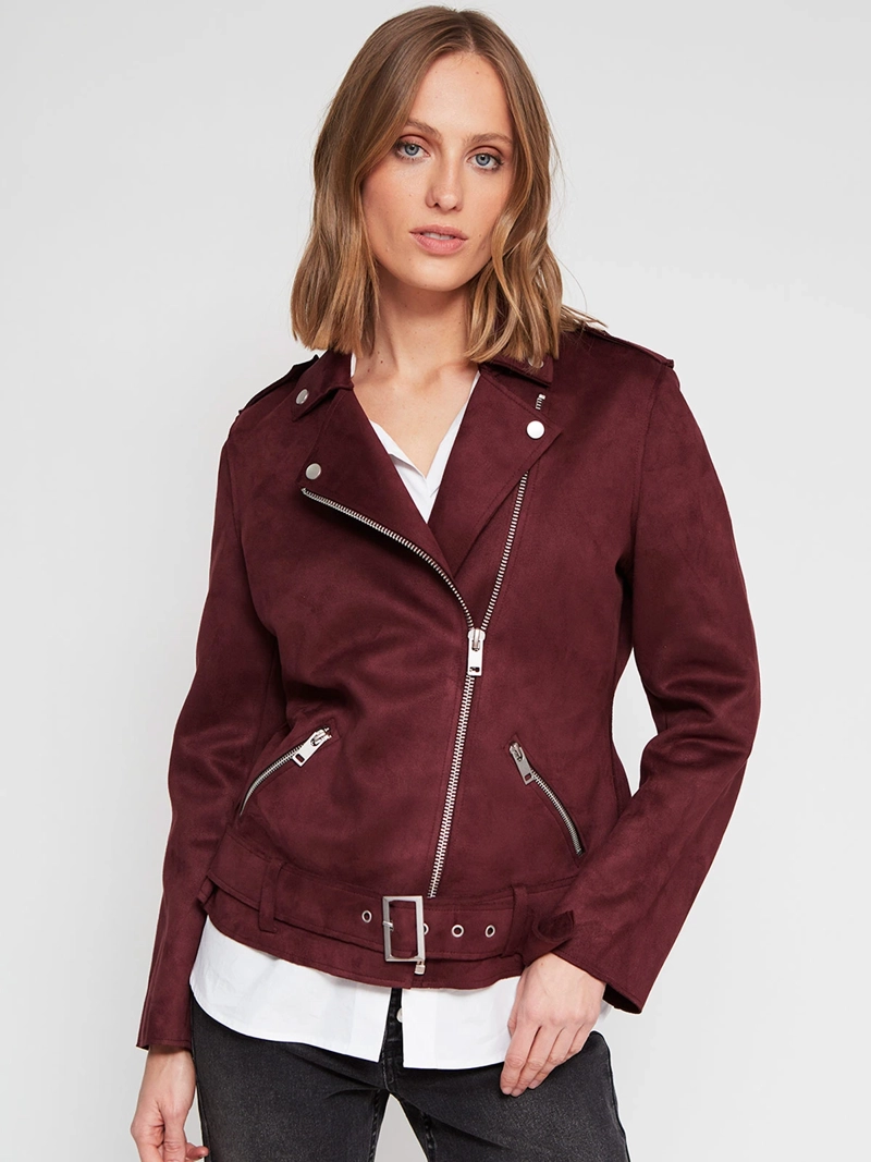 CHAQUETA MUJER MARQUIS SUEDE BIKER - 2