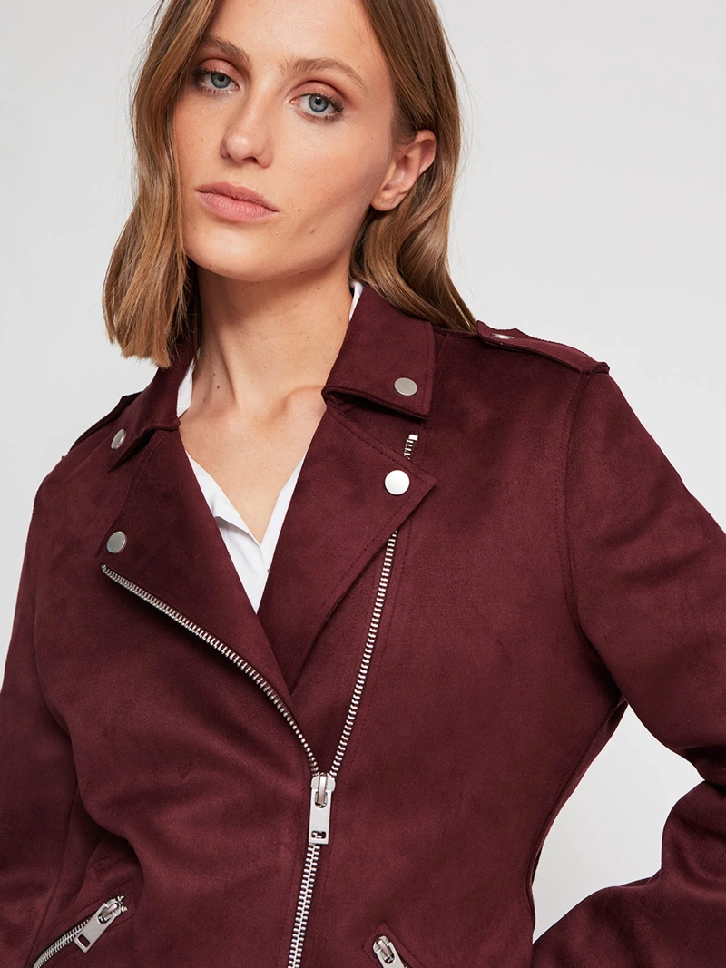 CHAQUETA MUJER MARQUIS SUEDE BIKER - 4