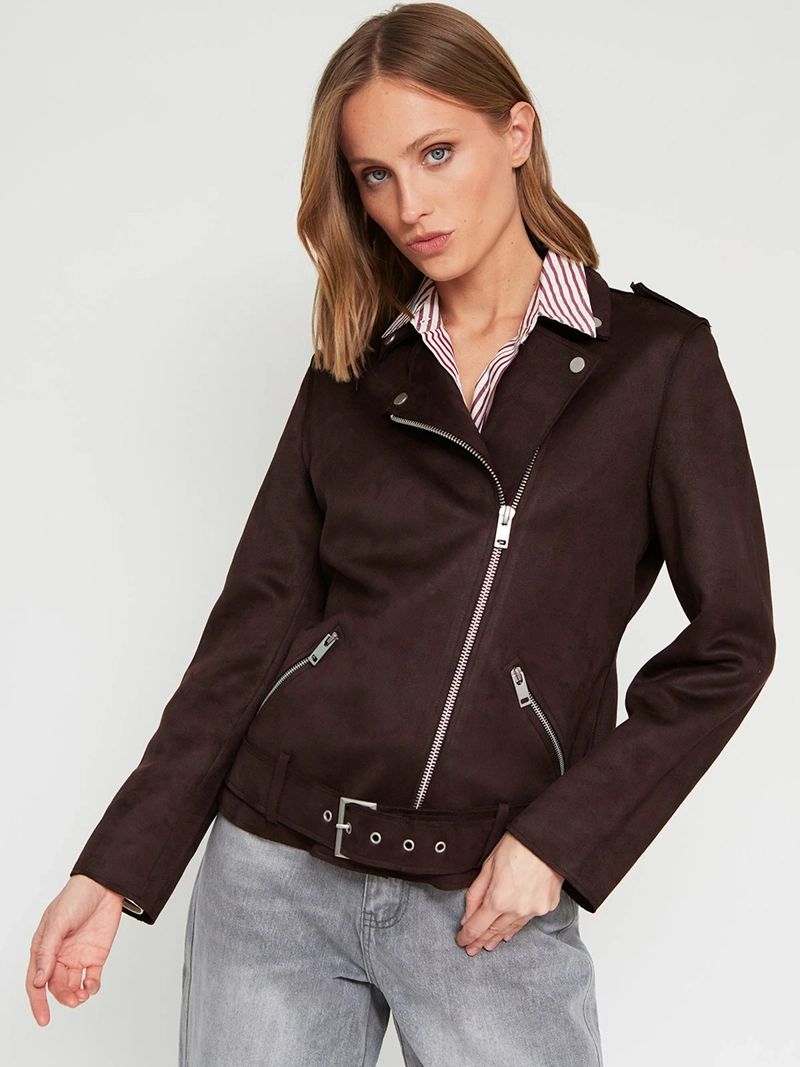 CHAQUETA MUJER MARQUIS SUEDE BIKER - 2