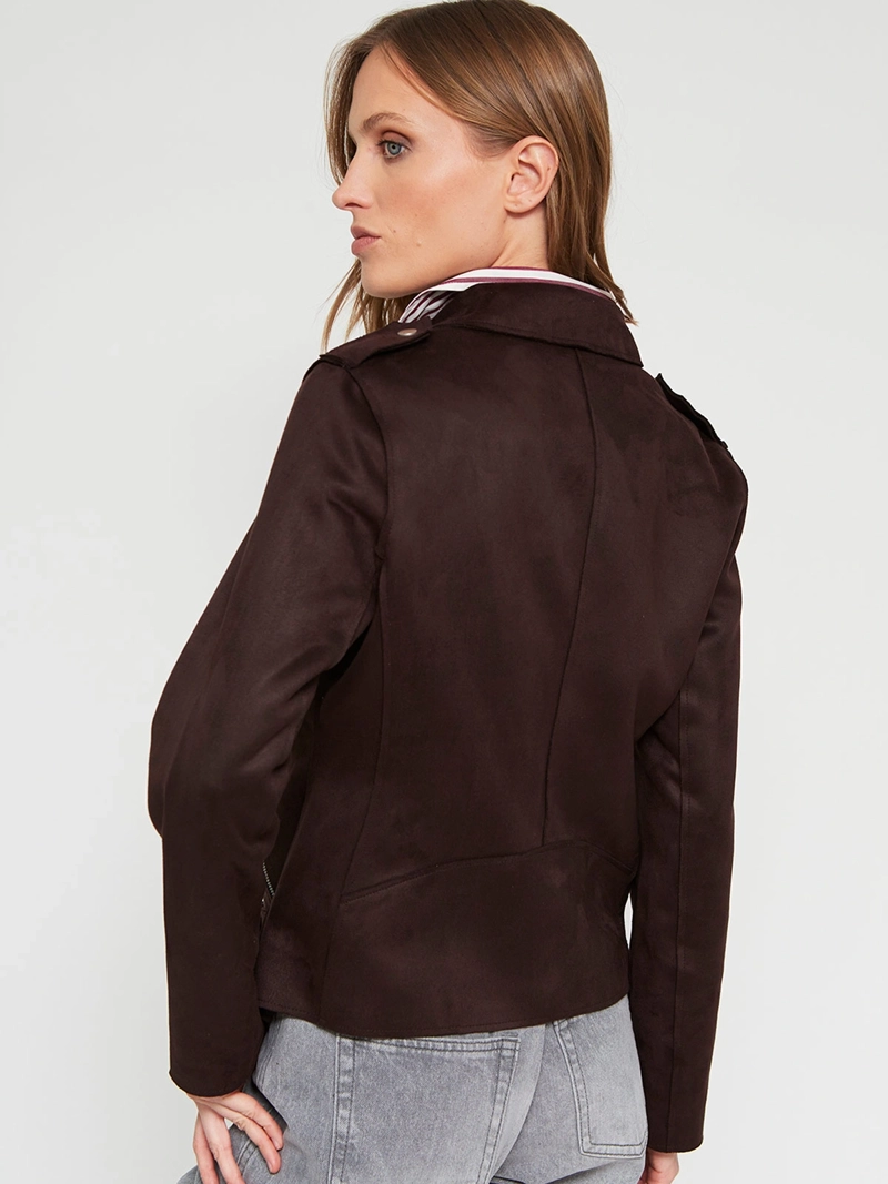 CHAQUETA MUJER MARQUIS SUEDE BIKER - 3