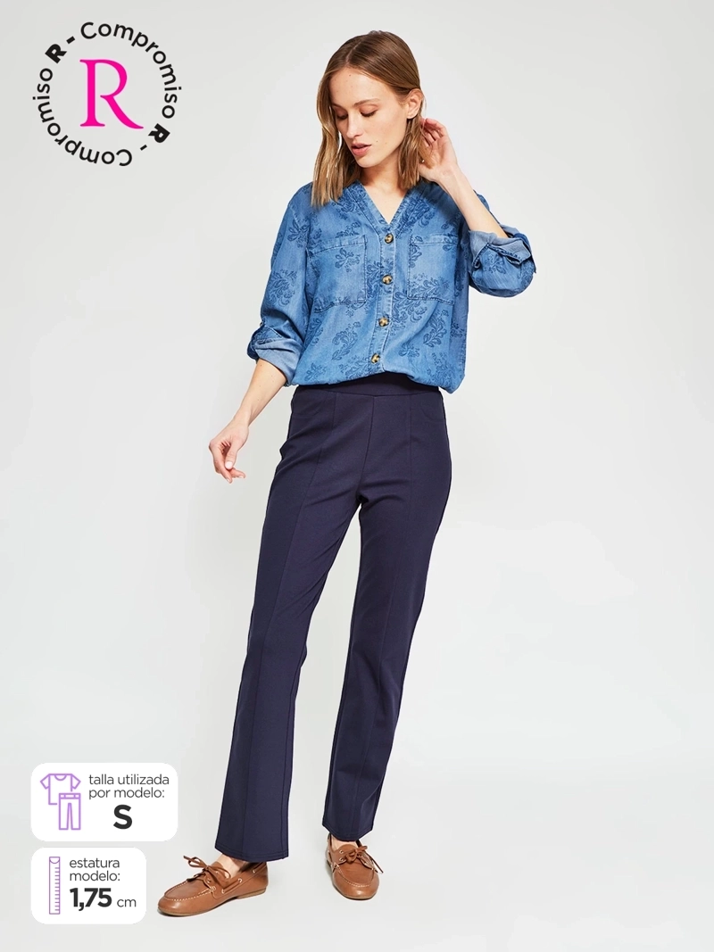 PANTALÓN MUJER AZIZ TIPO CALZA - 1