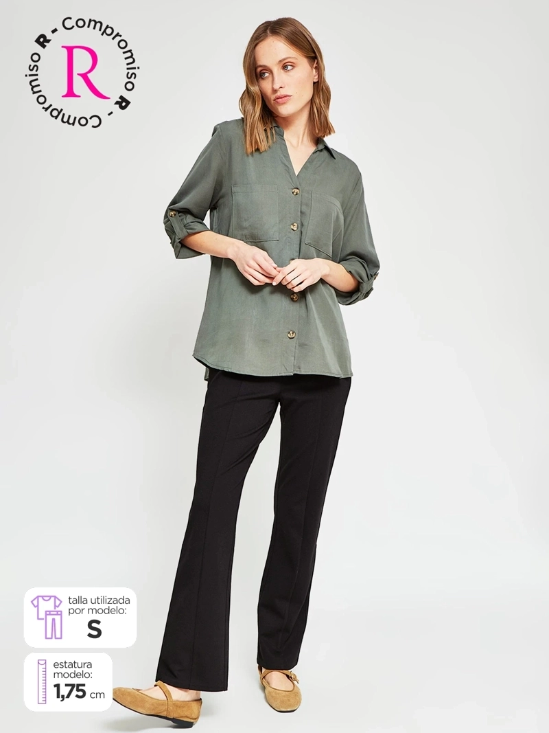 PANTALÓN MUJER AZIZ TIPO CALZA - 1