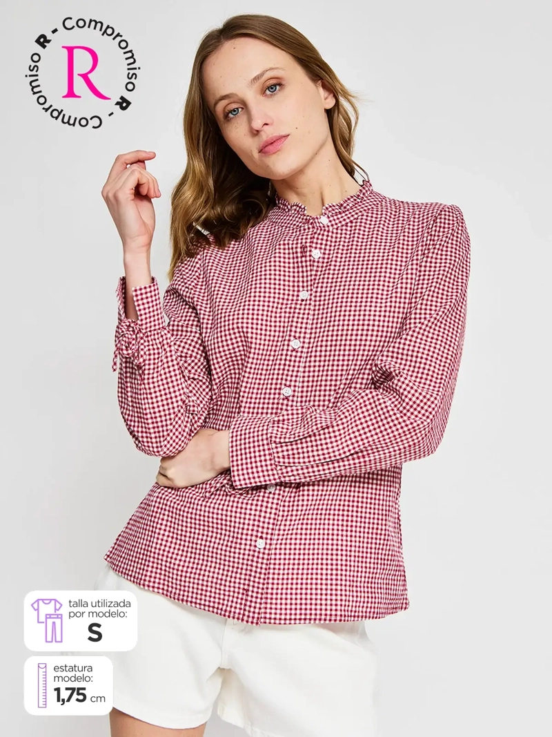 BLUSA MUJER REGATTA ALGODÓN MANGA LARGA - 1