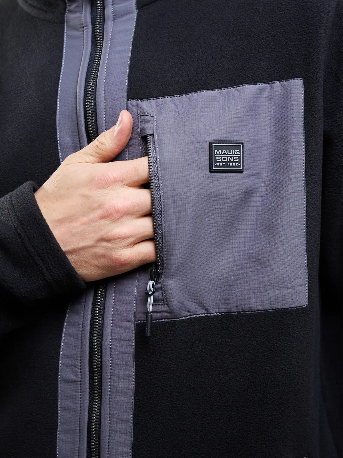 POLERÓN HOMBRE MAUI AND SONS MICROPOLAR - 5
