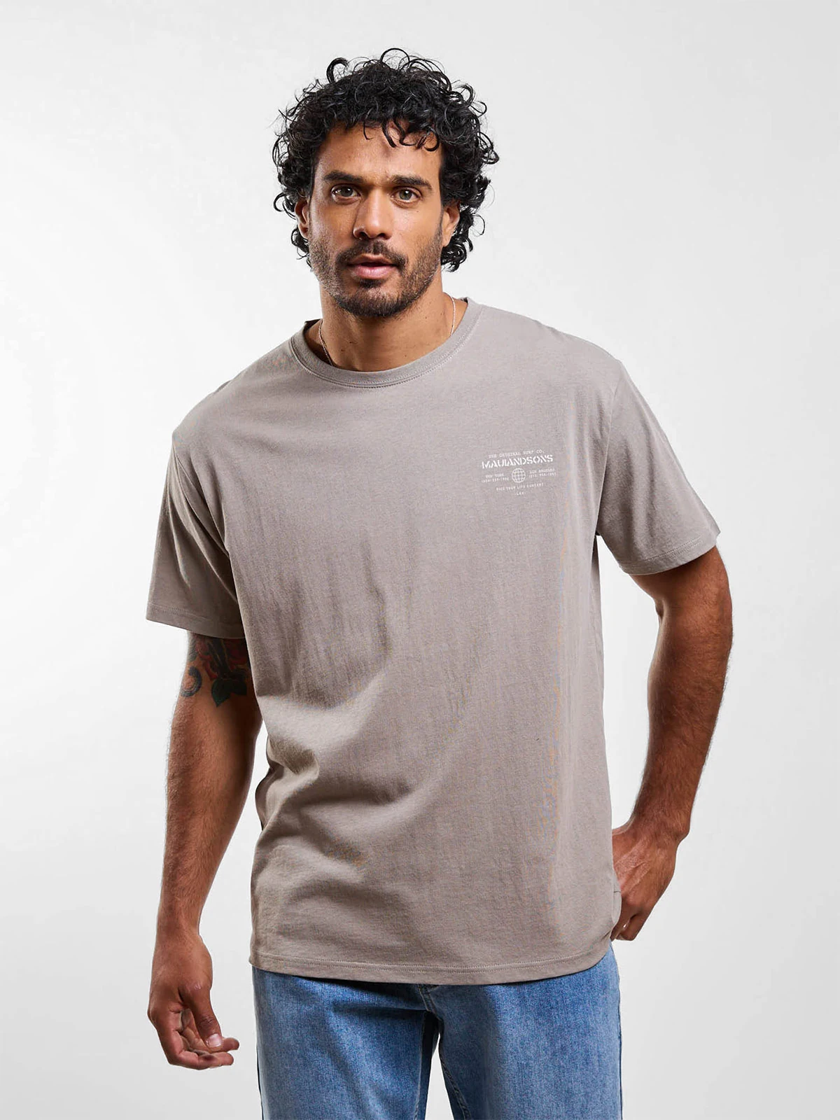 POLERA HOMBRE MAUI AND SONS ALGODÓN MANGA CORTA - 1