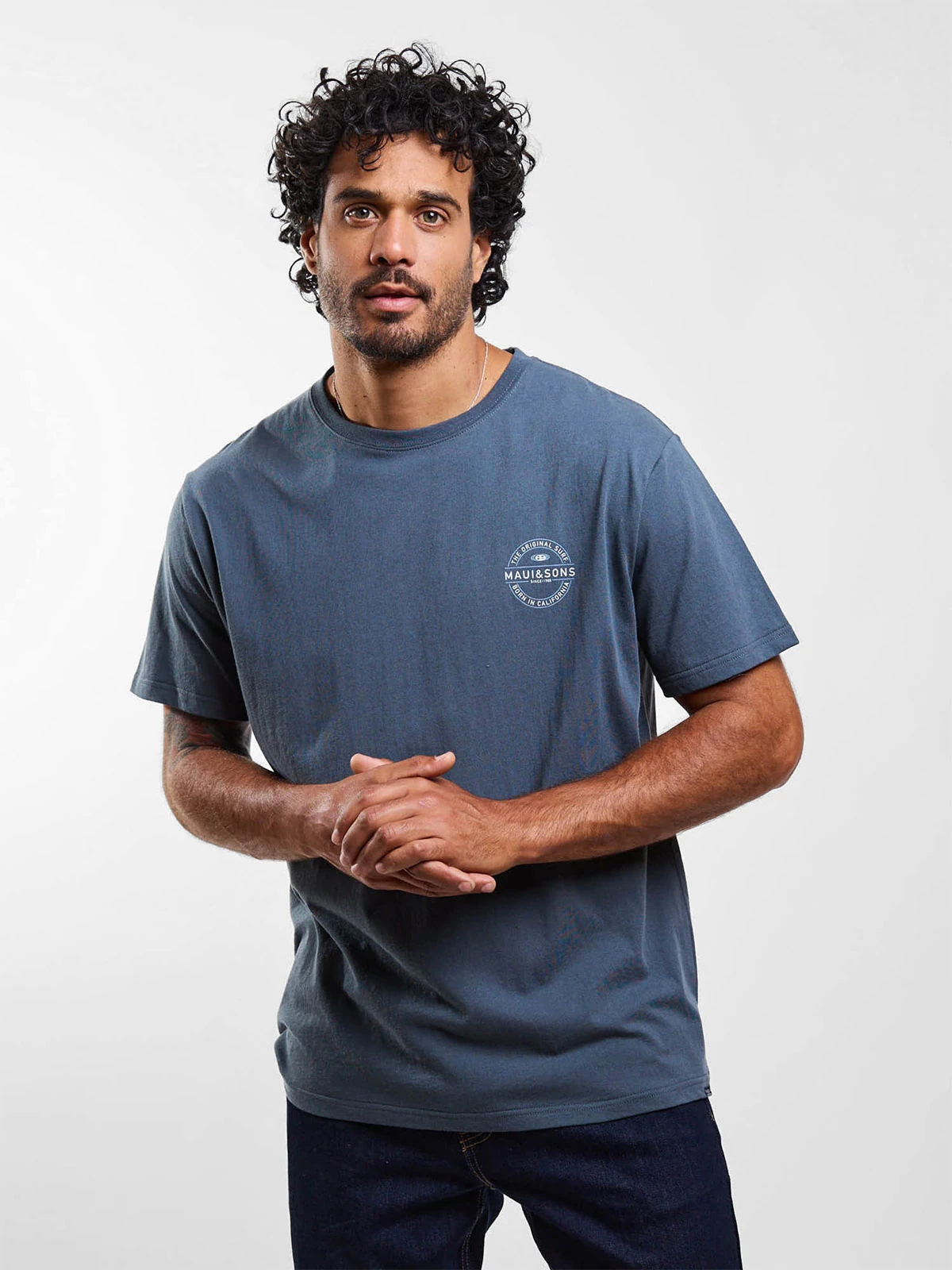 POLERA HOMBRE MAUI AND SONS ALGODÓN MANGA CORTA - 1
