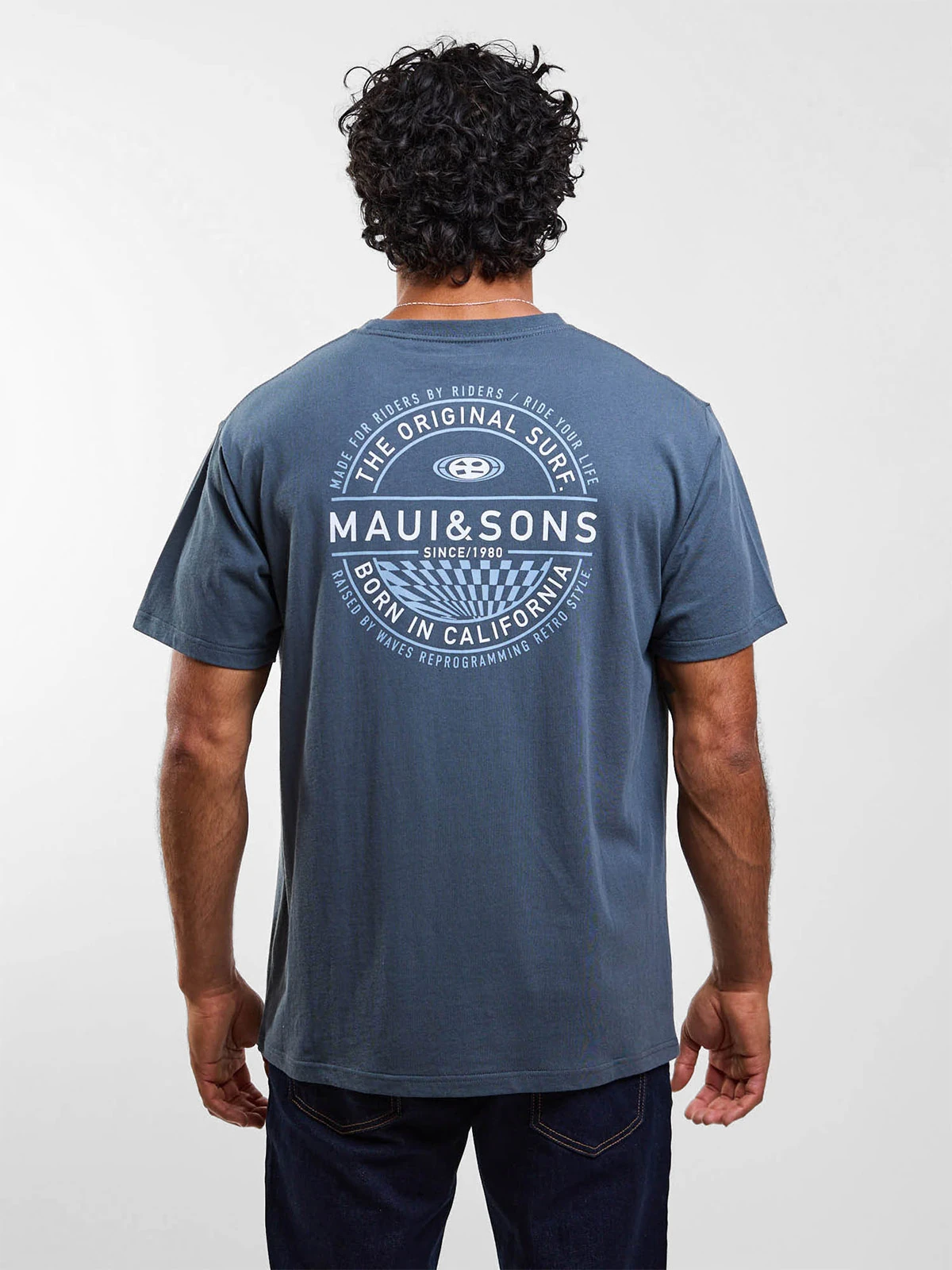 POLERA HOMBRE MAUI AND SONS ALGODÓN MANGA CORTA - 2