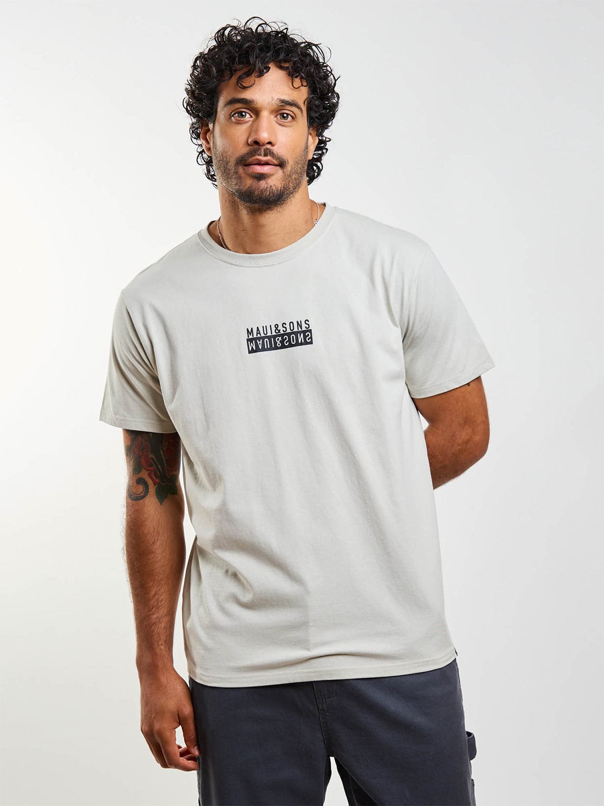 POLERA HOMBRE MAUI AND SONS ALGODÓN MANGA CORTA - 1