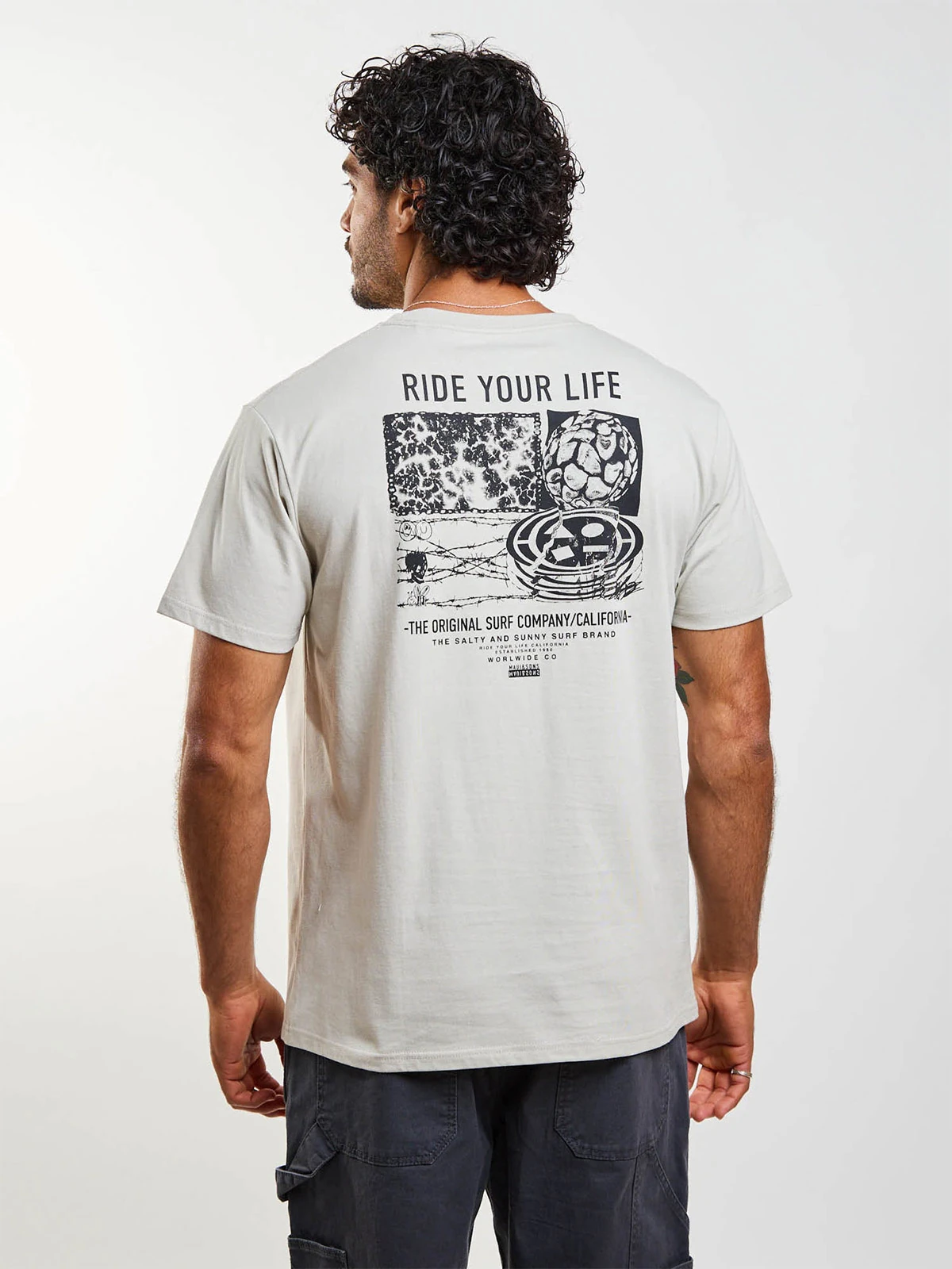 POLERA HOMBRE MAUI AND SONS ALGODÓN MANGA CORTA - 2