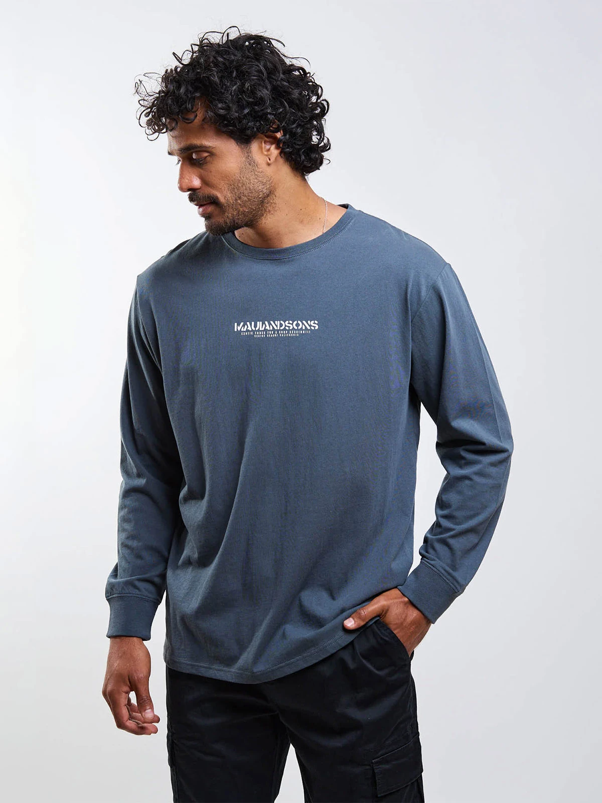 POLERA MANGA LARGA HOMBRE MAUI AND SONS - 1
