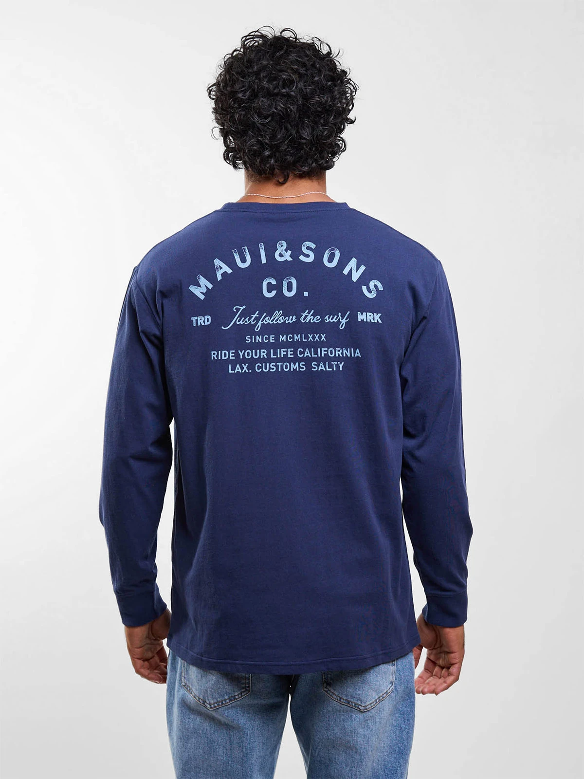 POLERA HOMBRE MAUI AND SONS ALGODÓN MANGA LARGA - 2