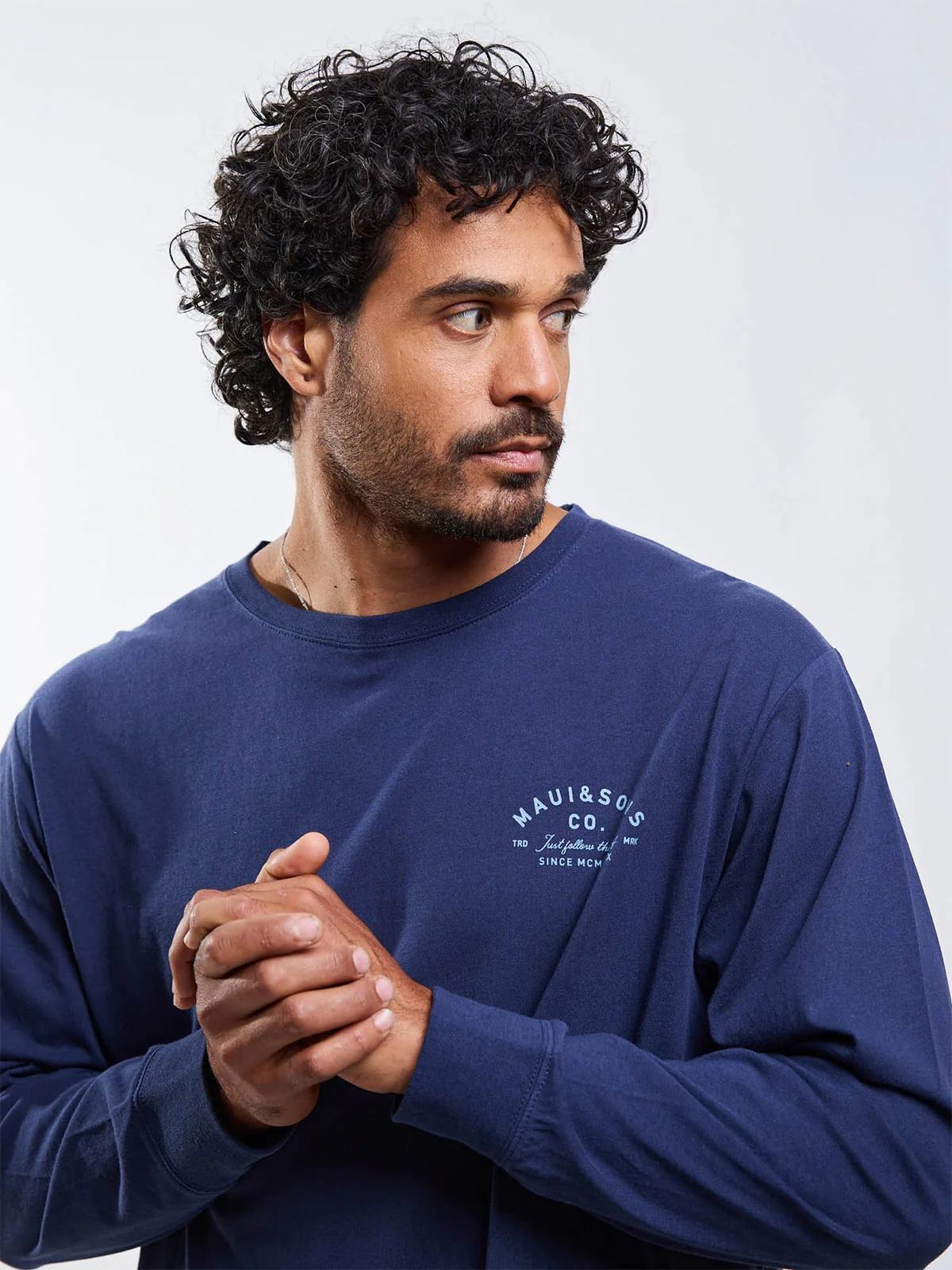 POLERA HOMBRE MAUI AND SONS ALGODÓN MANGA LARGA - 4
