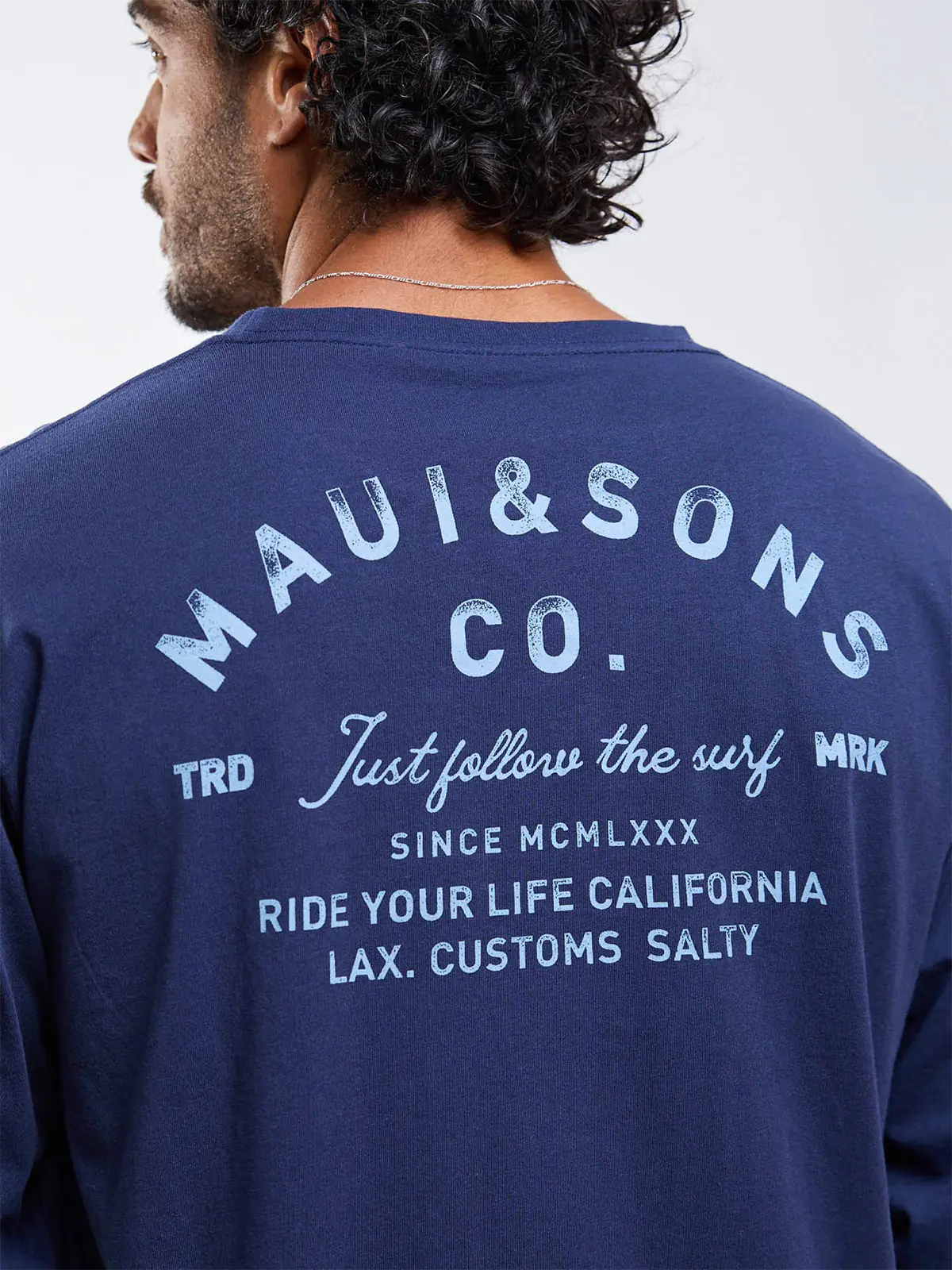POLERA HOMBRE MAUI AND SONS ALGODÓN MANGA LARGA - 5