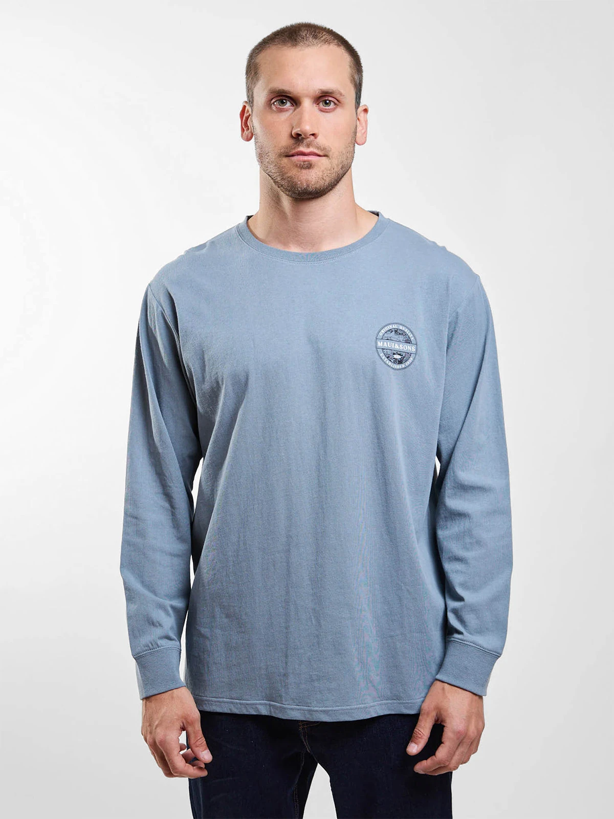 POLERA HOMBRE MAUI AND SONS ALGODÓN MANGA LARGA - 1
