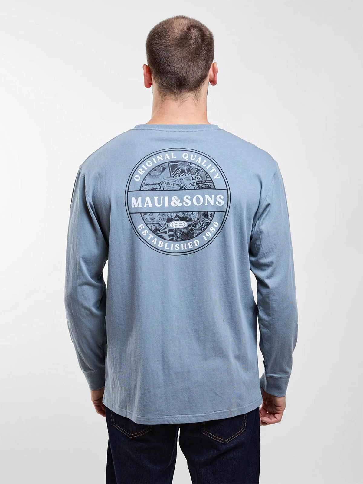 POLERA HOMBRE MAUI AND SONS ALGODÓN MANGA LARGA - 2