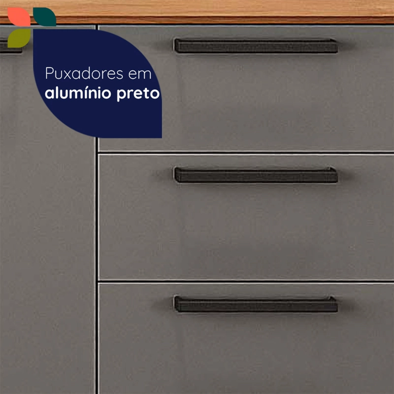 MUEBLE LAVAPLATO ROCCA CASTAÑA 3 PUERTAS 2 CAJONES - 8