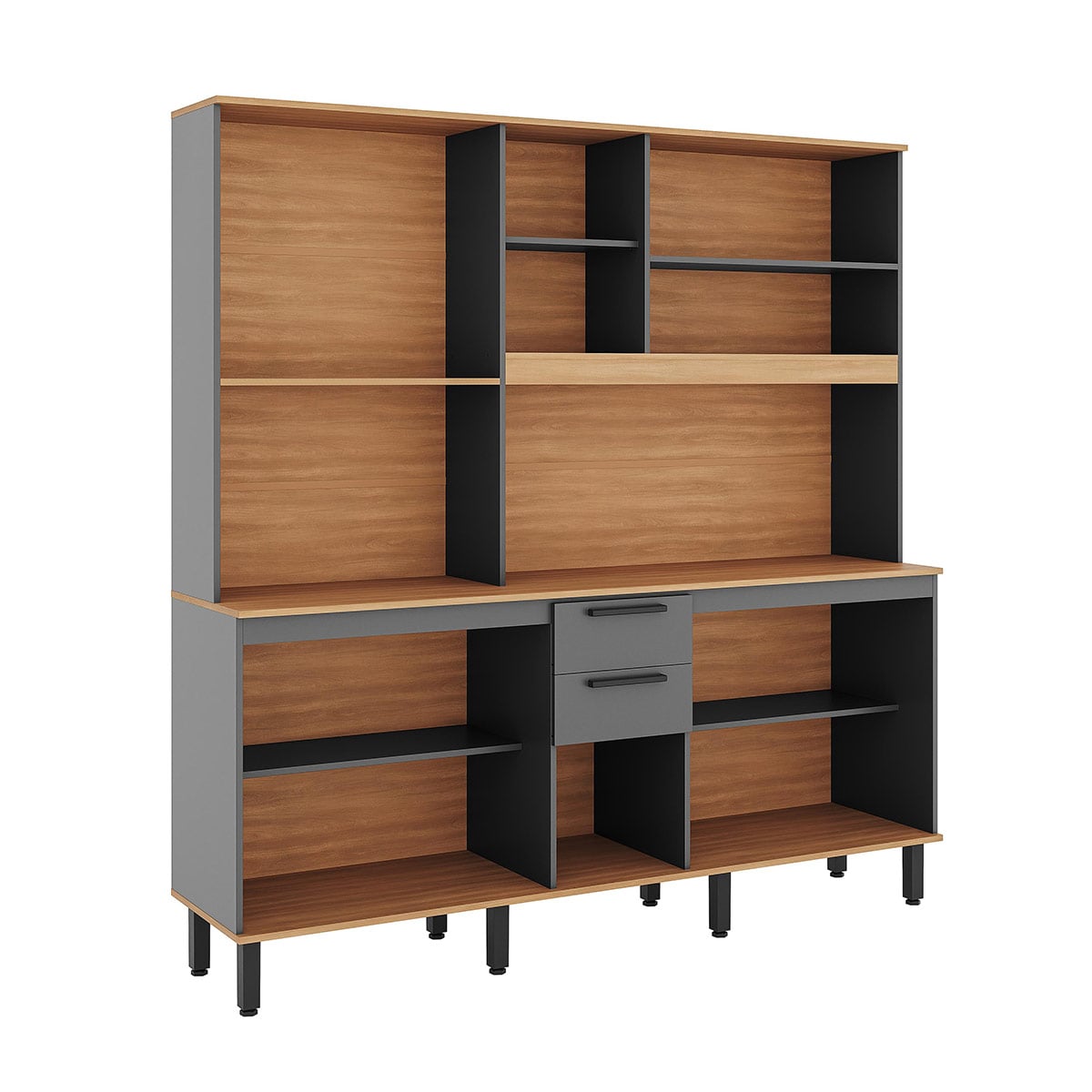 MUEBLE DE COCINA ROCCA CASTAÑA 8 PUERTAS 2 CAJONES - 4