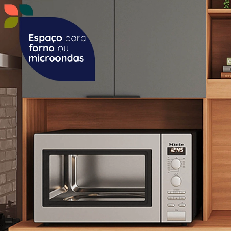MUEBLE DE COCINA ROCCA CASTAÑA 8 PUERTAS 2 CAJONES - 5