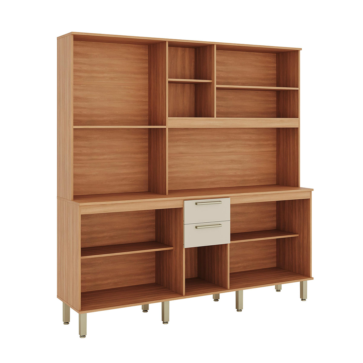 MUEBLE DE COCINA ROCCA CASTAÑA 8 PUERTAS 2 CAJONES - 6