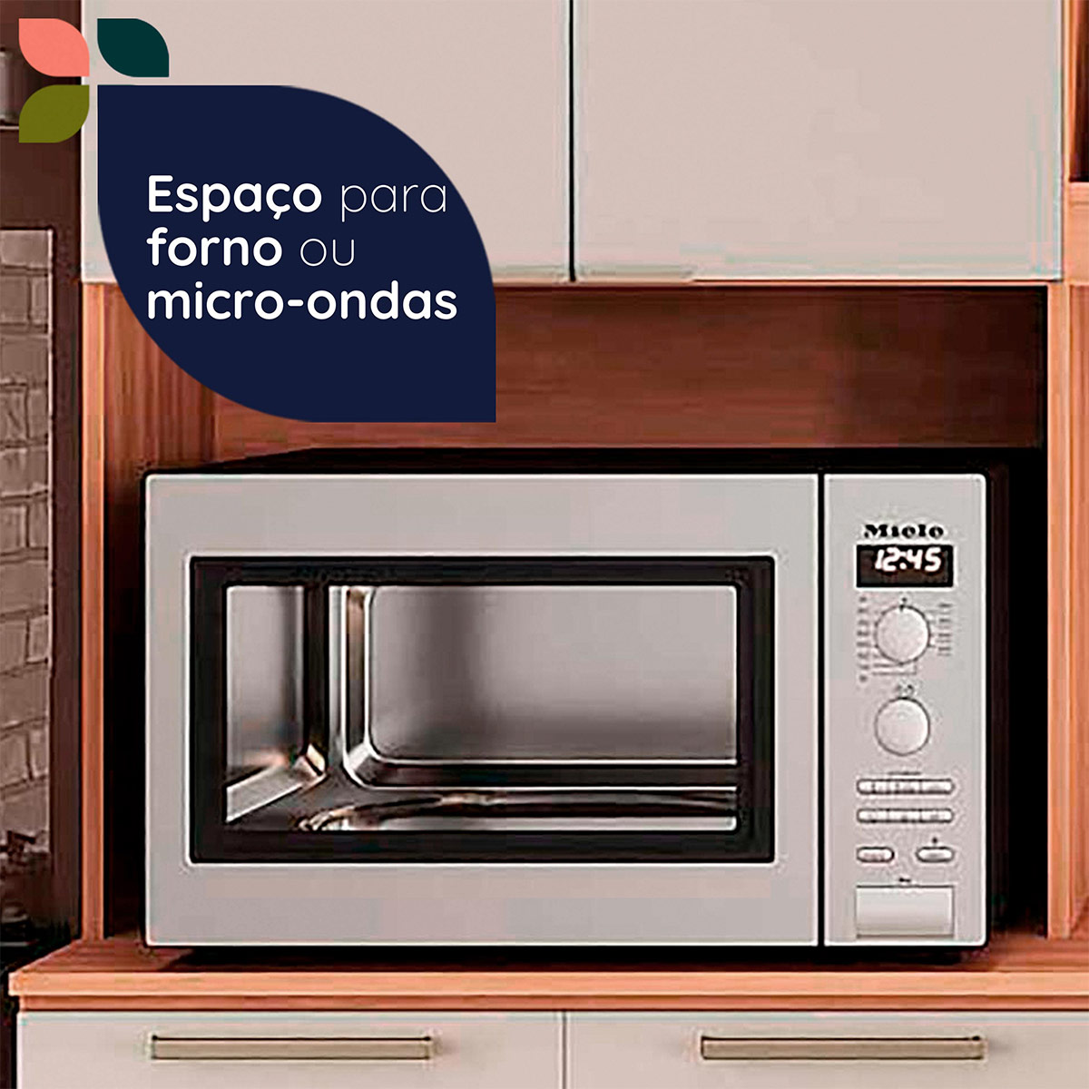 MUEBLE DE COCINA ROCCA CASTAÑA 8 PUERTAS 2 CAJONES - 7