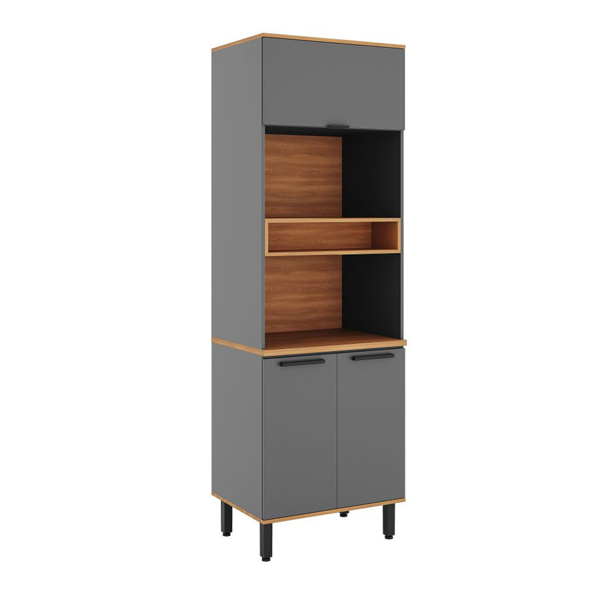 MUEBLE DE COCINA ROCCA CASTAÑA 3 PUERTAS GRIS - 3