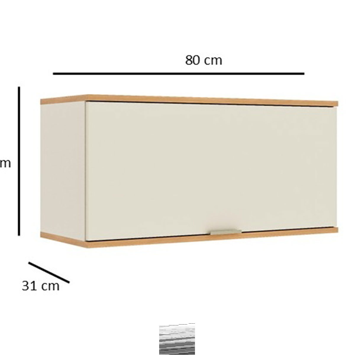 MUEBLE DE COCINA ROCCA CASTAÑA 1 PUERTAS CANELA - 3