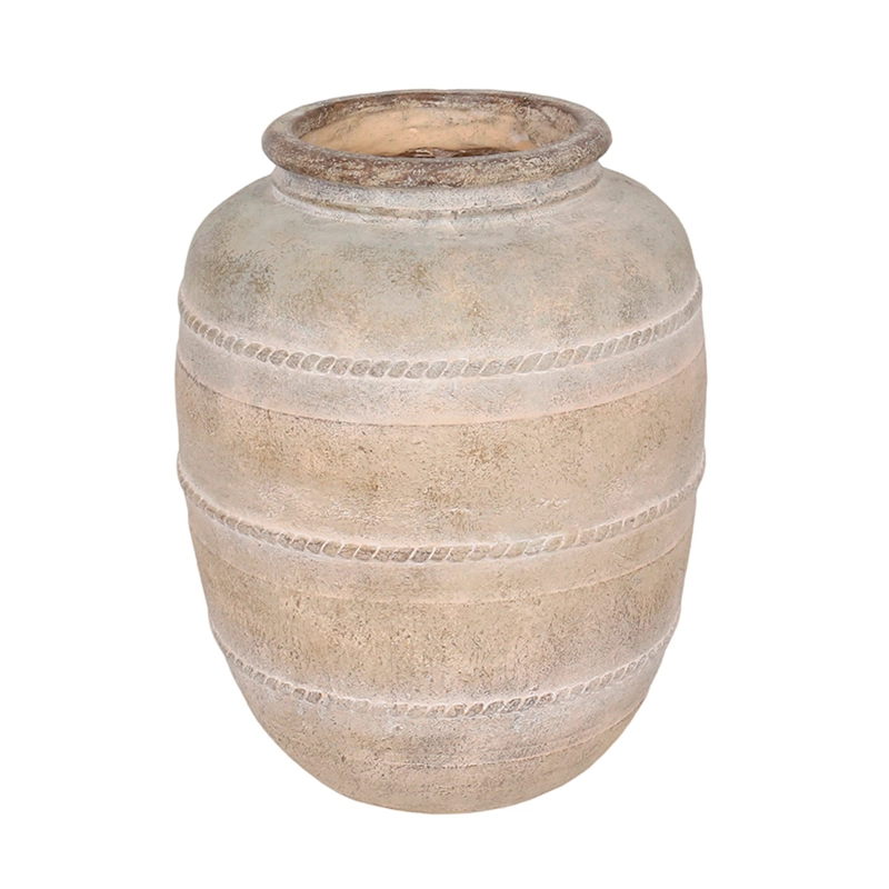 JARRÓN MAISON LINETT MEDITERRÁNEO GASTADO 46 CM - 2