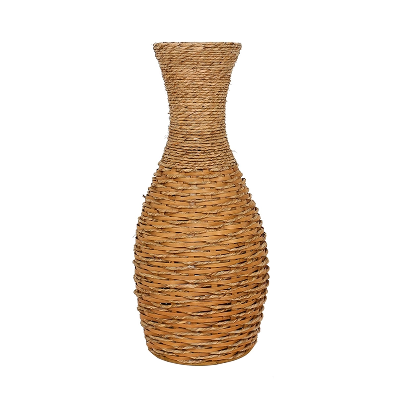 JARRÓN MAISON LINETT MEDITERRÁNEO TEJIDO CURVA 65 CM - 2