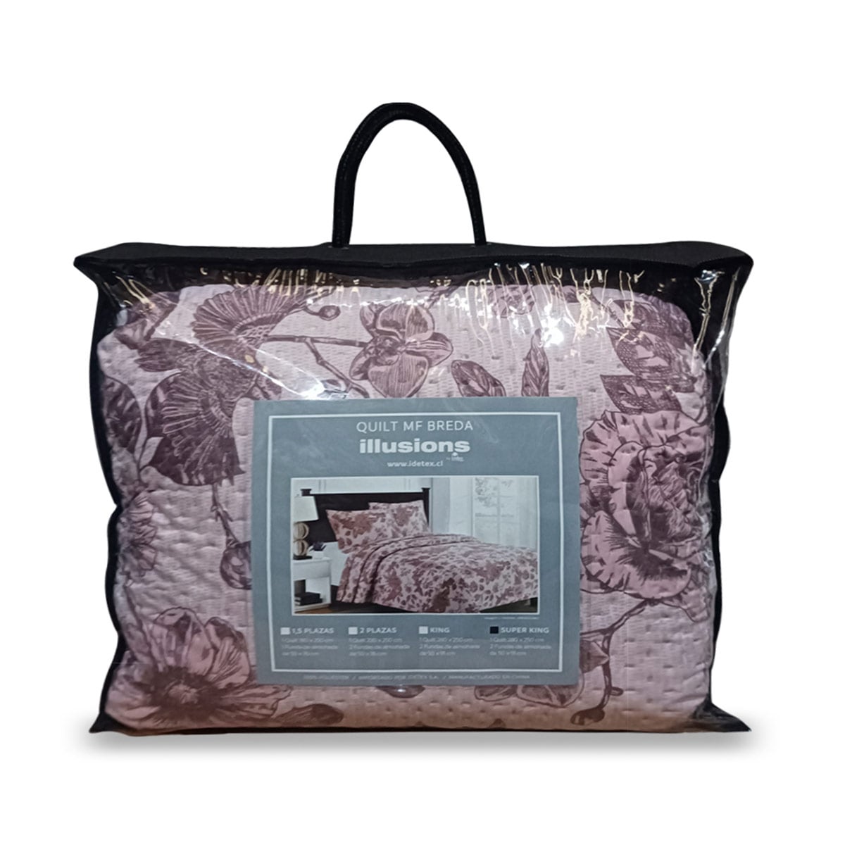 QUILT ILLUSIONS BREDA KING ROSA - 3