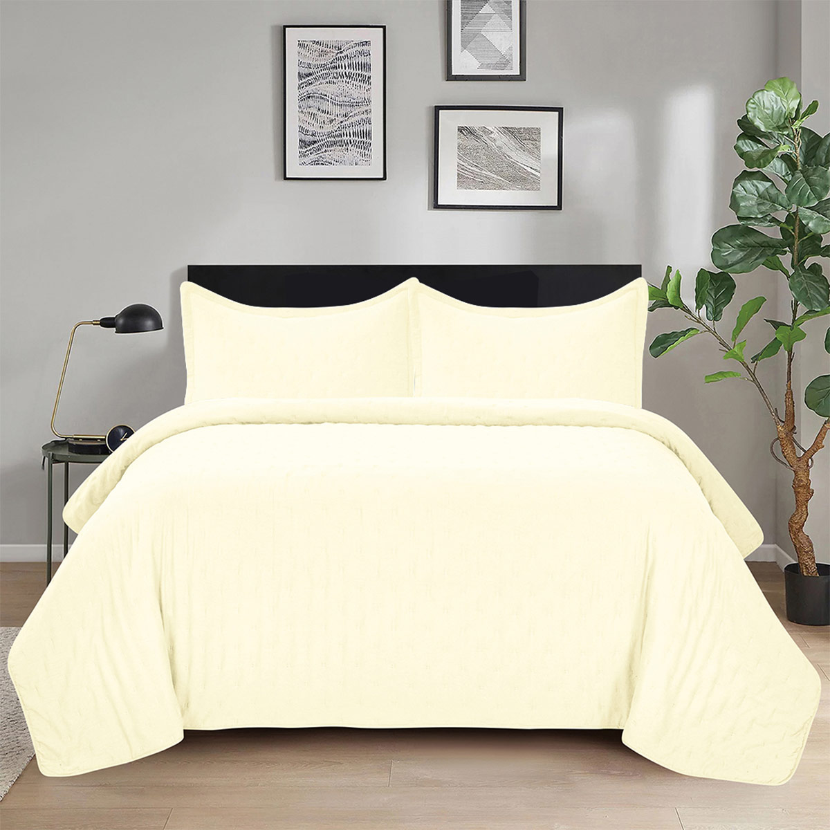 QUILT ILLUSIONS ROMA 3 PLAZAS BUTTER
