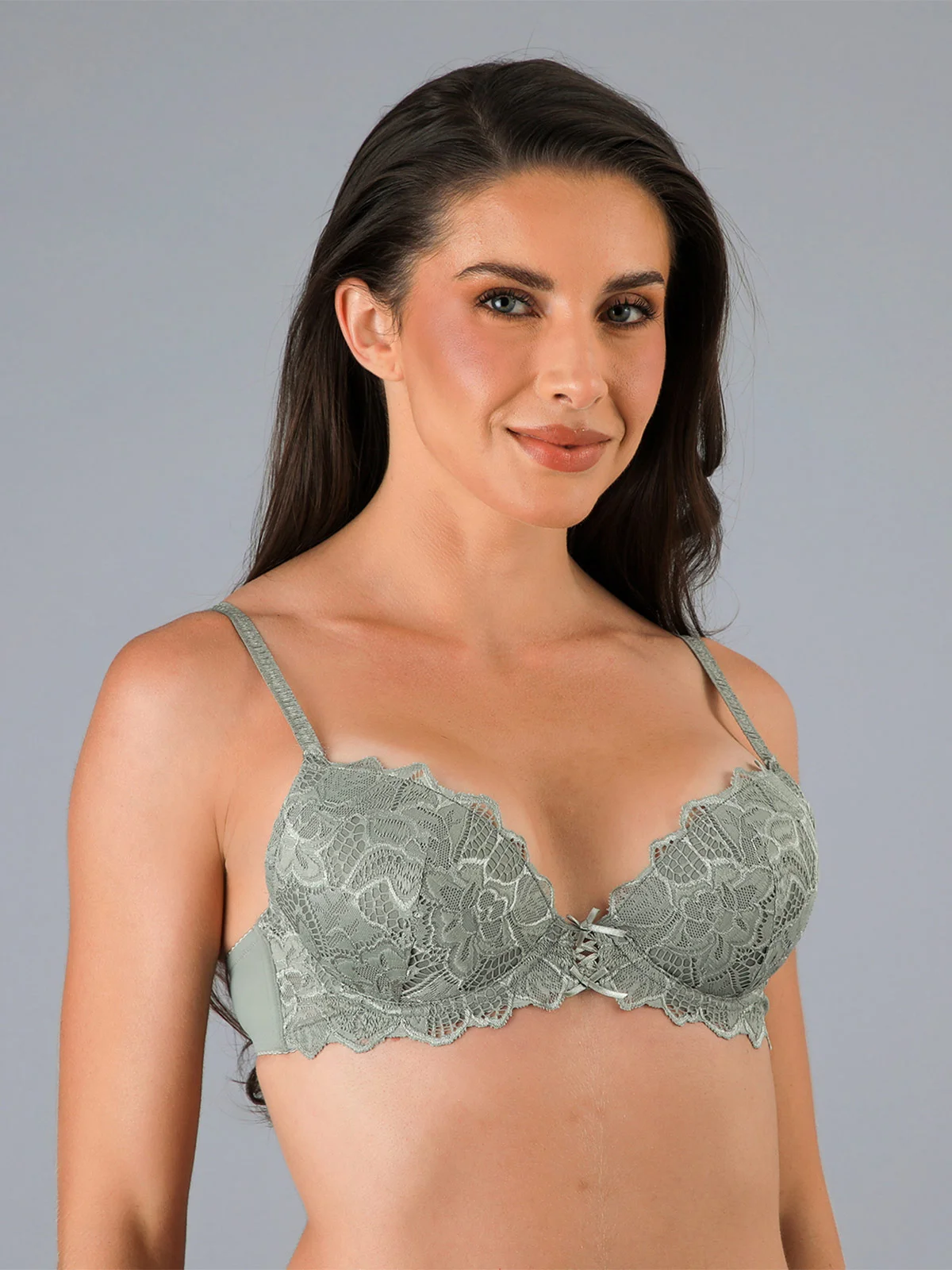 SOSTÉN FLORES ENCAJE PUSH UP - 2