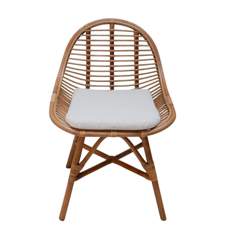 JUEGO DE COMEDOR MAISON LINETT SYLVIE 4 SILLAS CAFÉ - 4