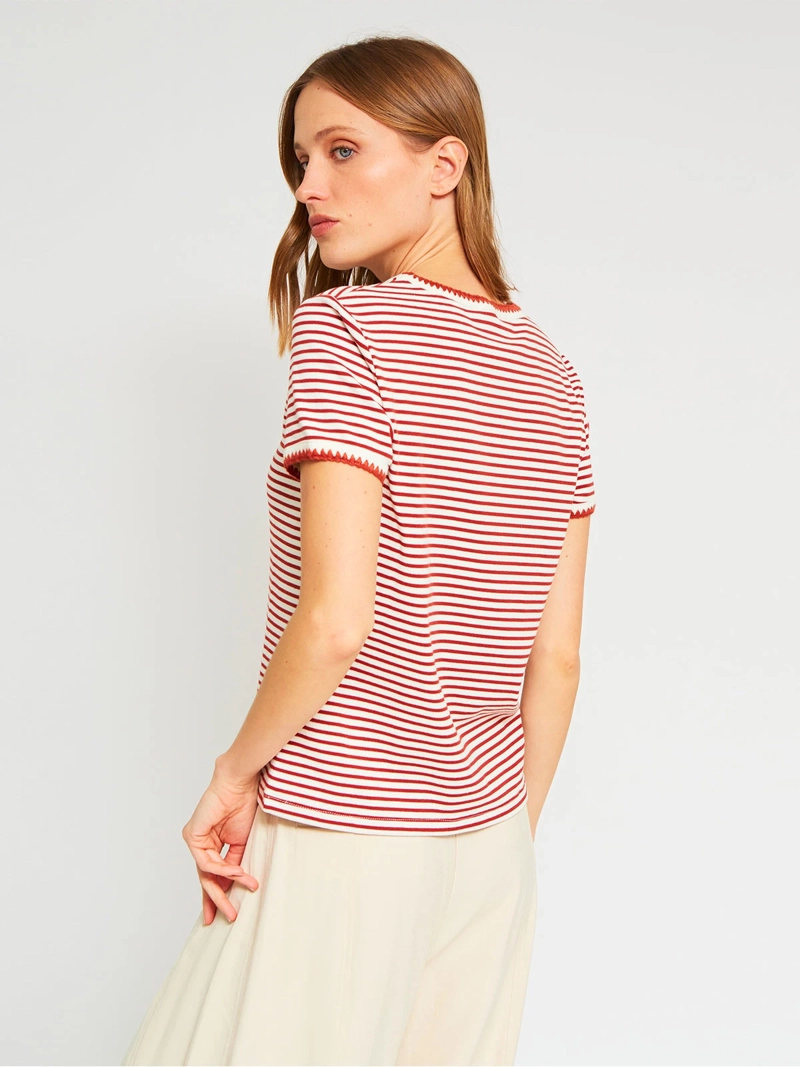 POLERA MUJER MARQUIS ALGODÓN RAYAS - 3