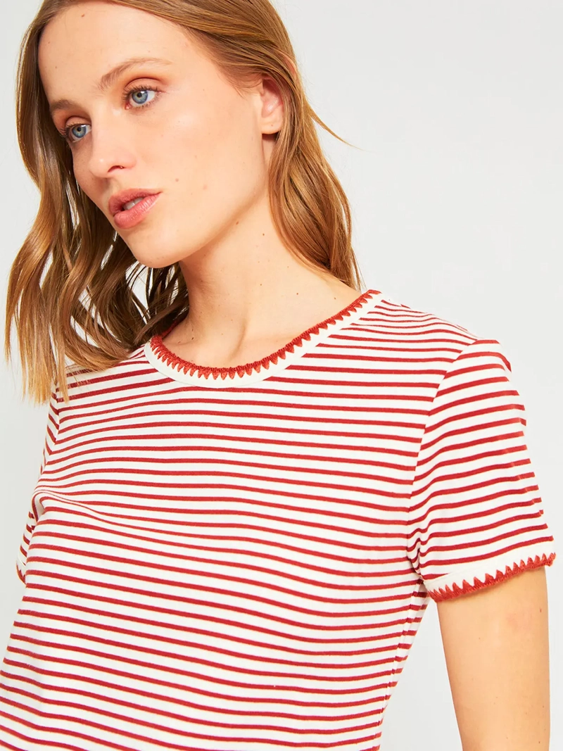 POLERA MUJER MARQUIS ALGODÓN RAYAS - 4