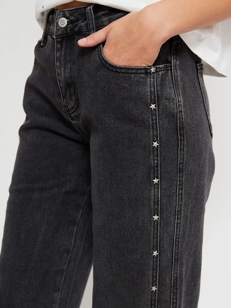 JEANS MUJER AEROPOSTALE ALGODÓN TACHAS - 4
