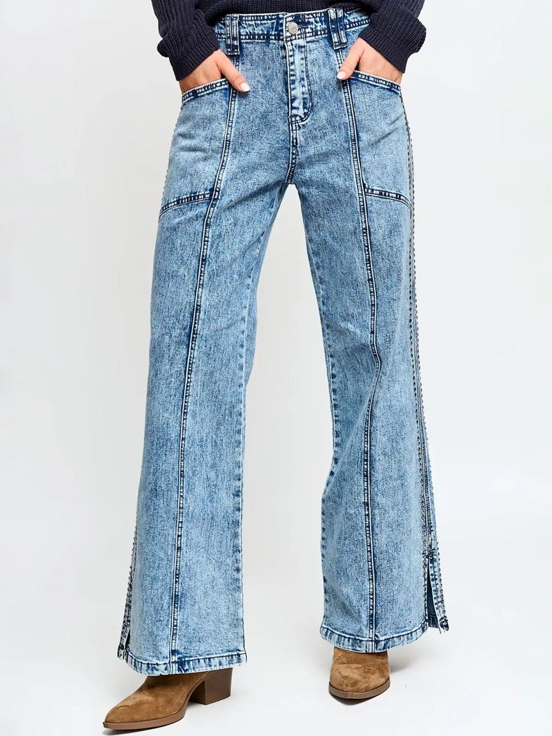JEANS MUJER BARBADOS ALGODÓN WIDE LEG - 2