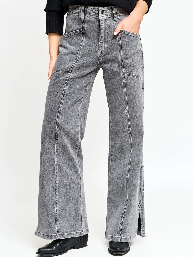 JEANS MUJER BARBADOS ALGODÓN WIDE LEG - 2
