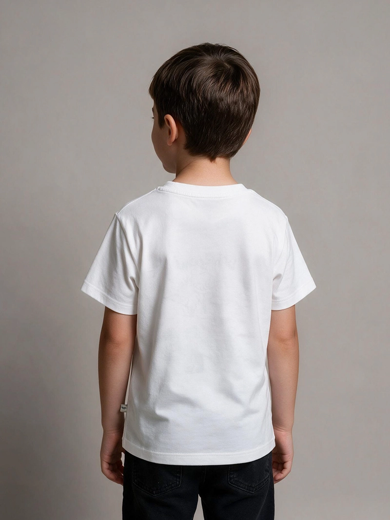 POLERA NIÑO HARVEST ALGODÓN MANGA CORTA - 2