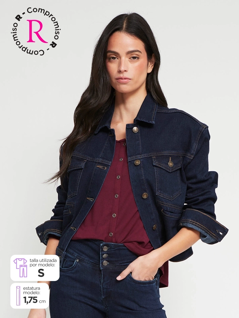 CHAQUETA MUJER PEPE JEANS ALGODÓN DENIM - 1