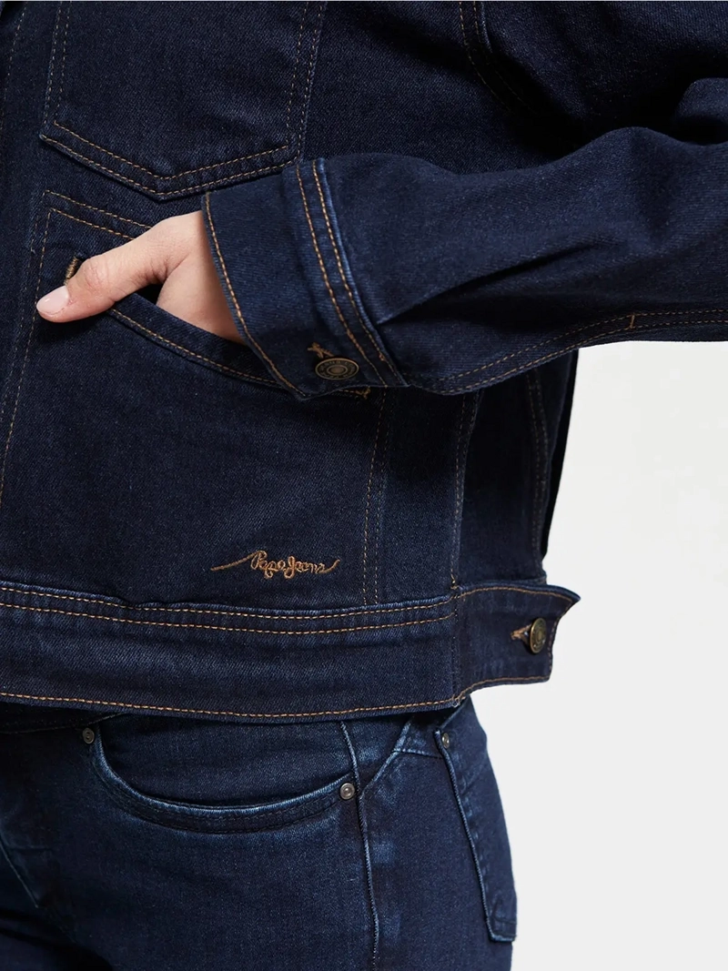 CHAQUETA MUJER PEPE JEANS ALGODÓN DENIM - 5